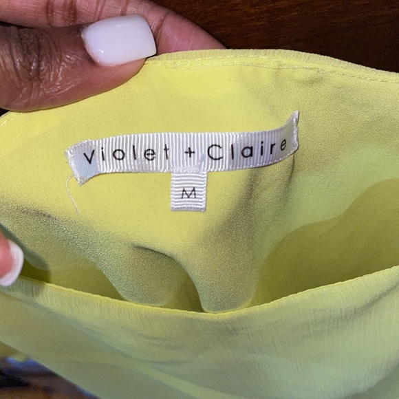 Neon Yellow Blouse 🌻 - Picture 3 of 6